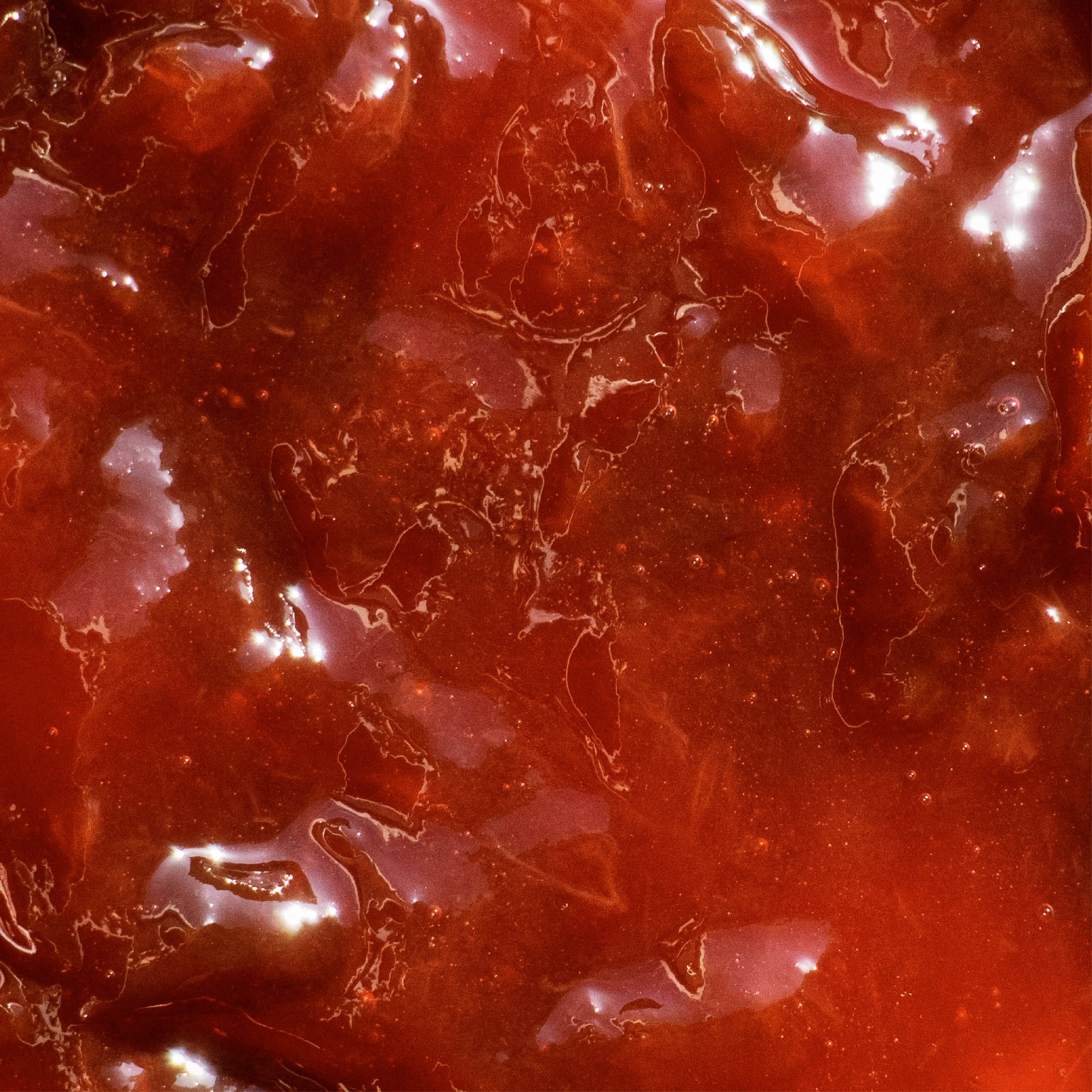 Photographie de la confiture en zoom